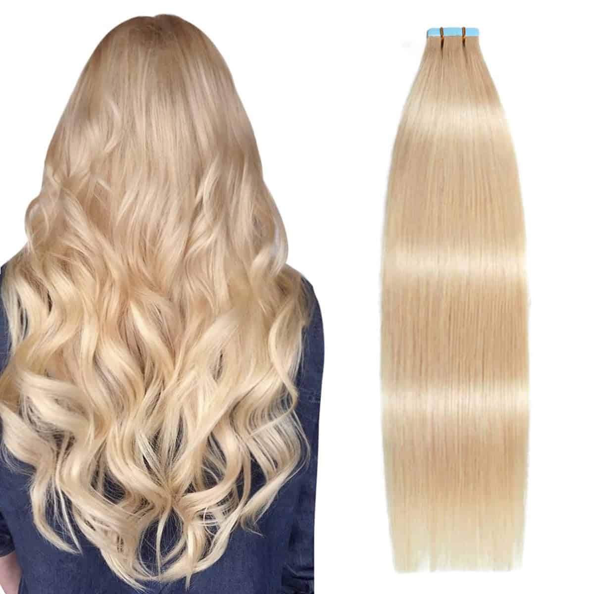 Extensiones de Cabello en Cinta de Pelo Humano SUYYA Rubio