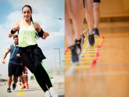 Paquete de Entrenamiento de Escalera de Agilidad con 6 - Imagen 8