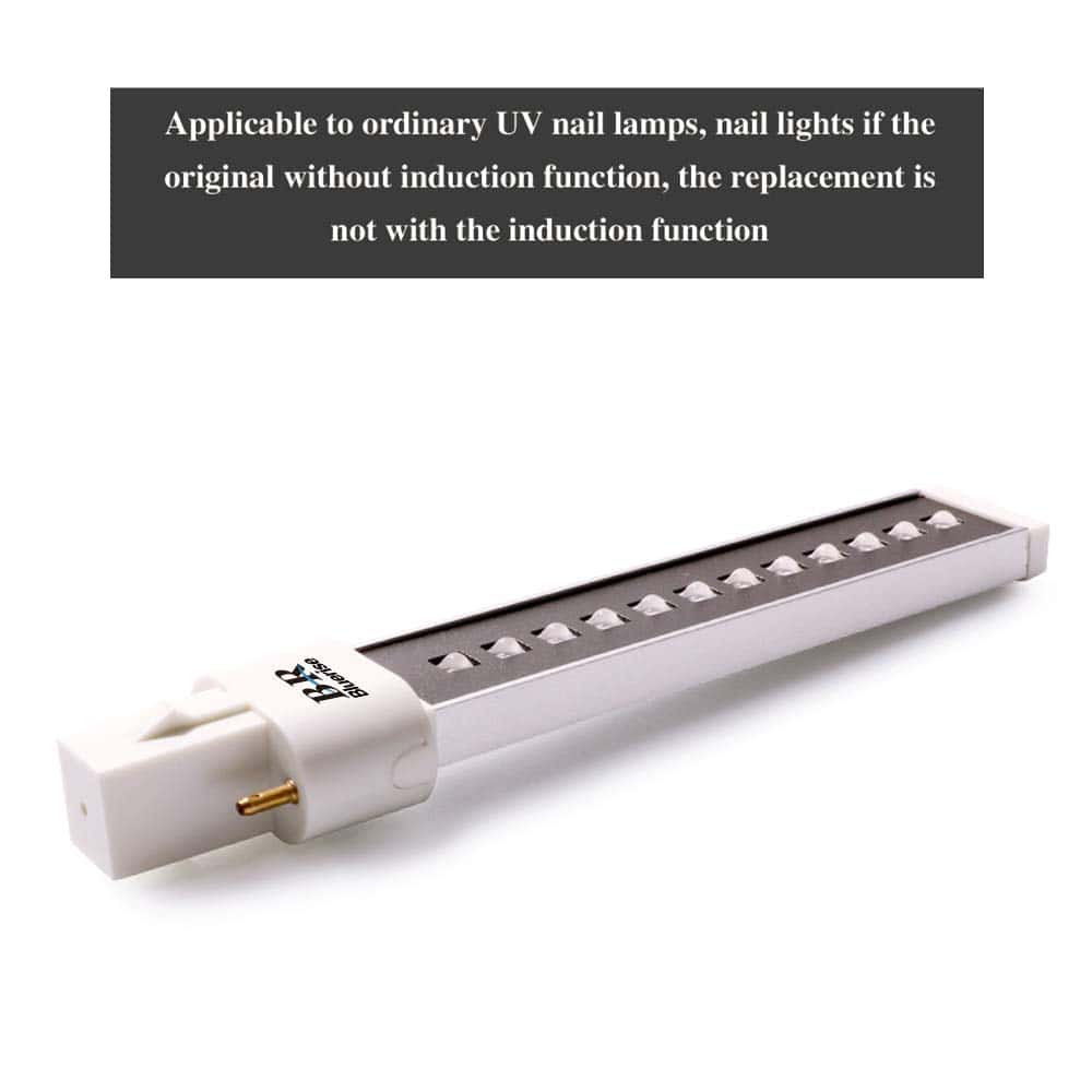 Lámpara de Uñas de Gel BLUERISE 9w Luz LED UV 4 Piezas 365 - Imagen 5