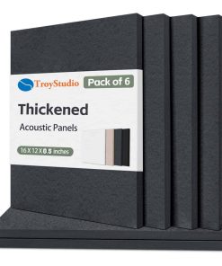 Paneles Acústicos Gruesos de TroyStudio, 16 x 12 x 0.5