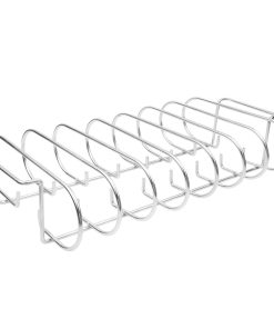 Rejilla para costillas de BBQ Mydracas para ahumadores y