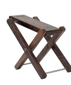 Banqueta Para Guitarra de Madera Nogal Negro Reposapiés de
