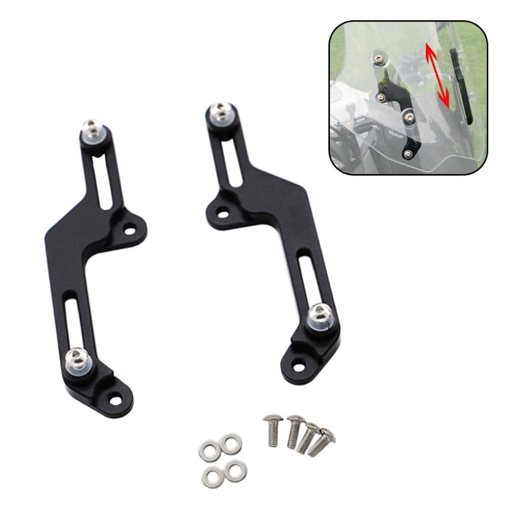 Ajustadores de Parabrisas GUAIMI para CB500X 2013-2016-Negro