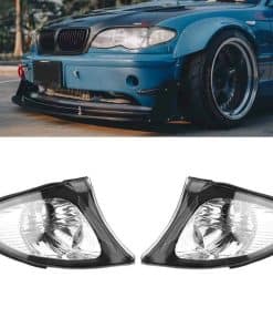 Luces de Señal de Esquina Transparentes, Par de Luces de