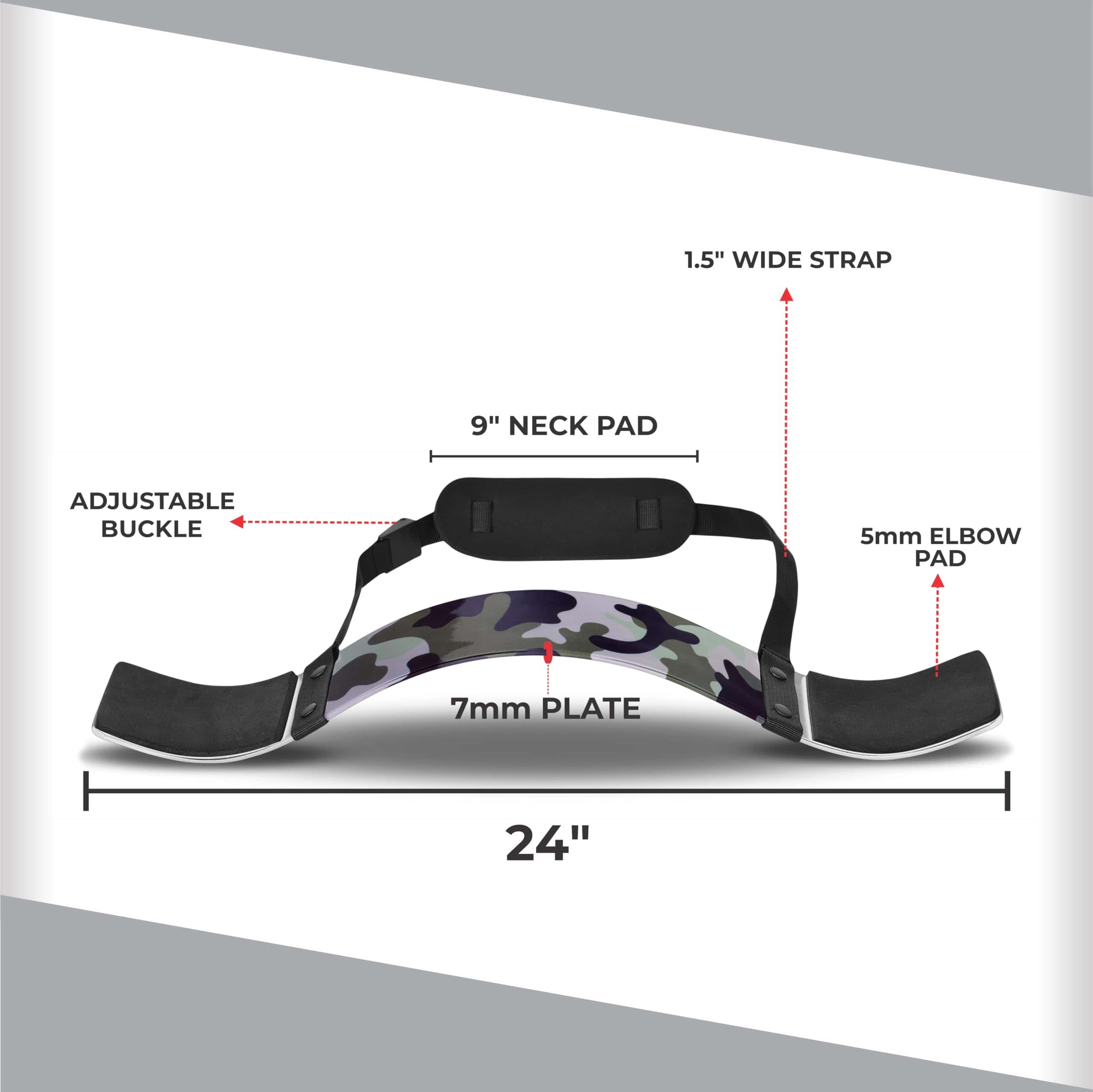 DEFY Arm Blaster para Bíceps y Tríceps -Verde Camuflaje - Imagen 6