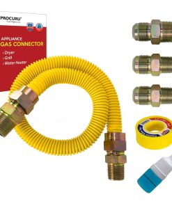Kit de Conexión Flexible Universal de Gas PROCURU 1/2" OD x