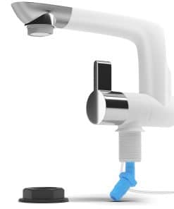 Grifo de Agua Eléctrico de 12V con Interruptor -Blanco