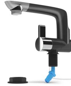 Grifo de Agua Eléctrico de 12V con Interruptor -Negro