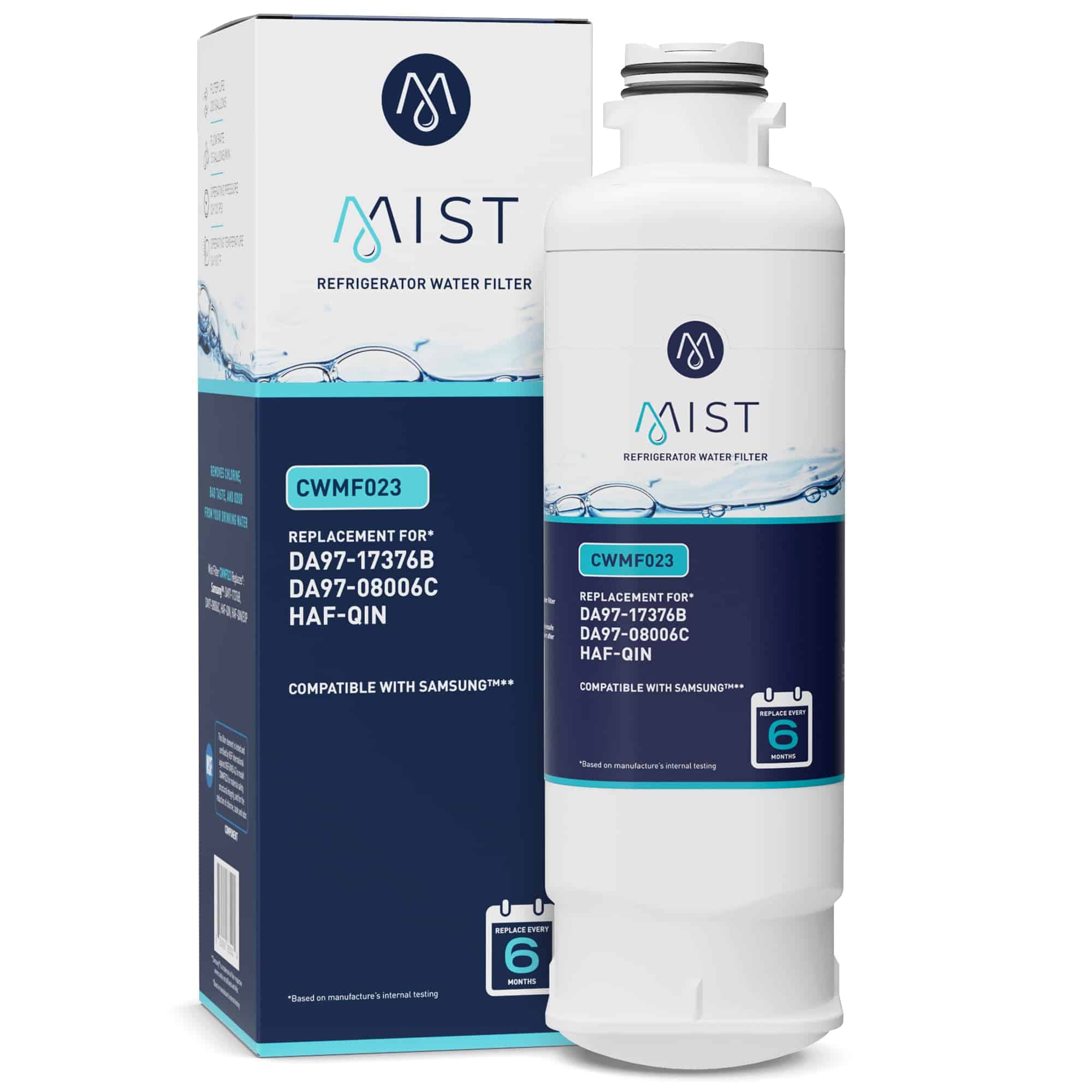 Filtro de Agua de Repuesto Mist DA97-17376B para Samsung,