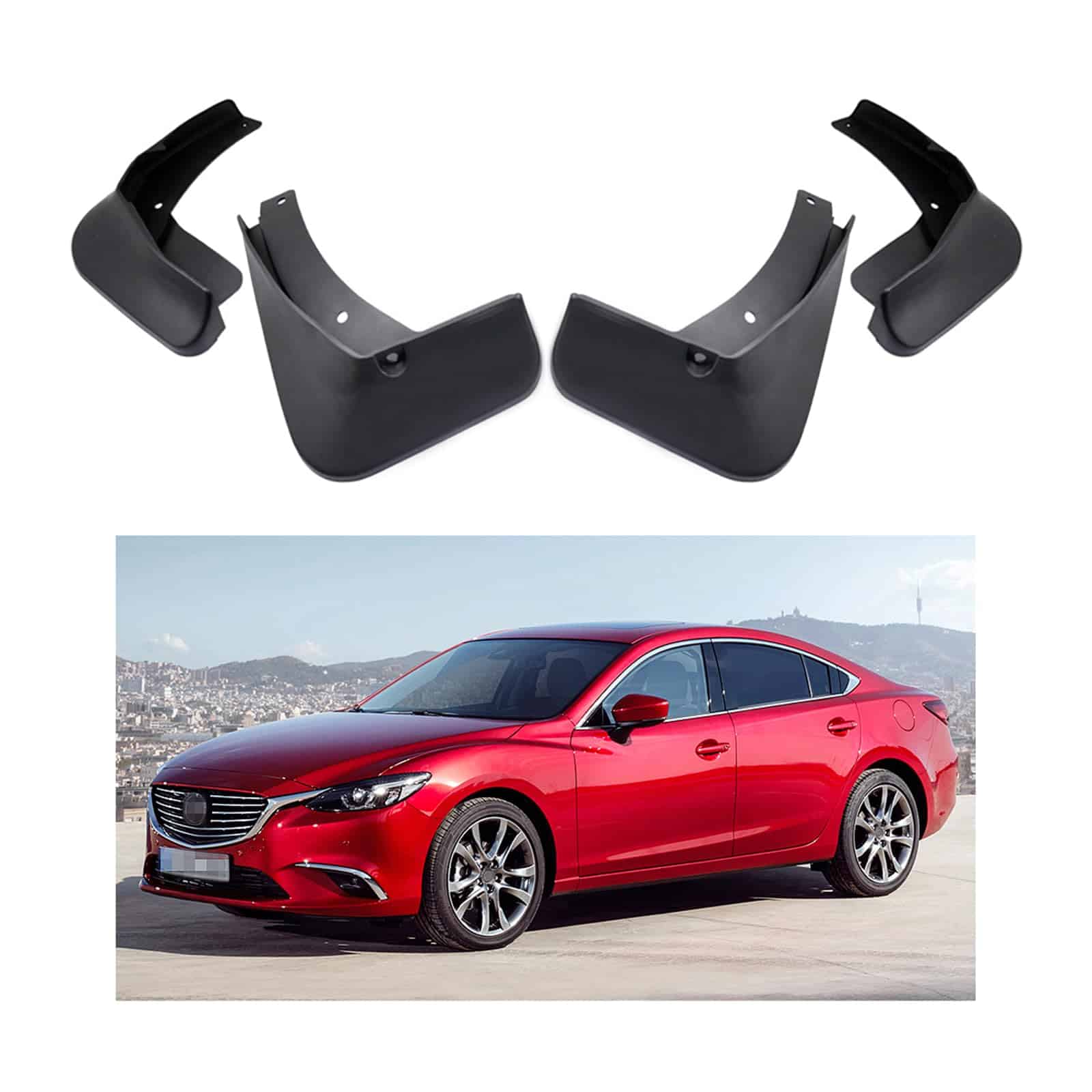 MOERTIFEI Protector de Salpicaduras para Guardabarros de