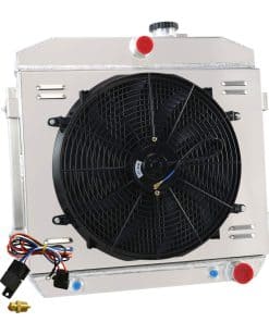 Radiador de Aluminio de 3 Filas + Panel + Ventilador + Relé