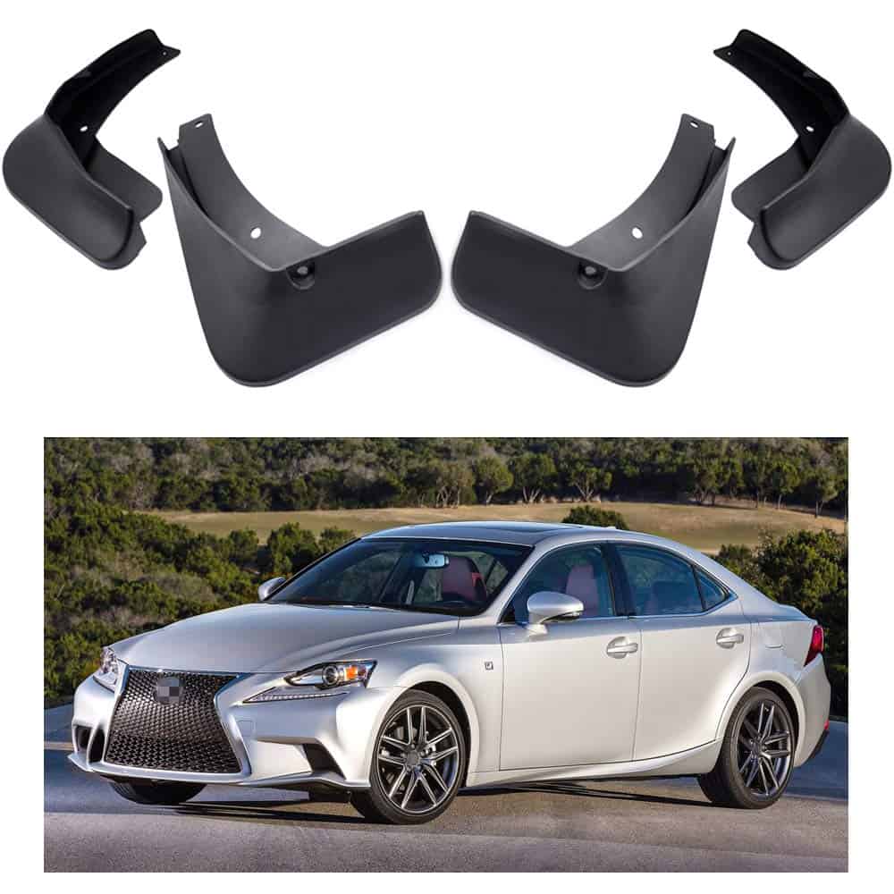 Juego de guardabarros para automóvil -Negro