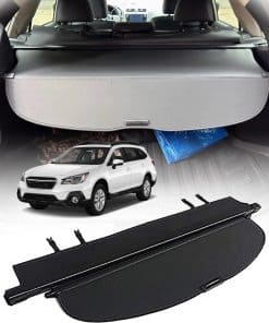 Cubierta de carga retráctil negra compatible con Subaru