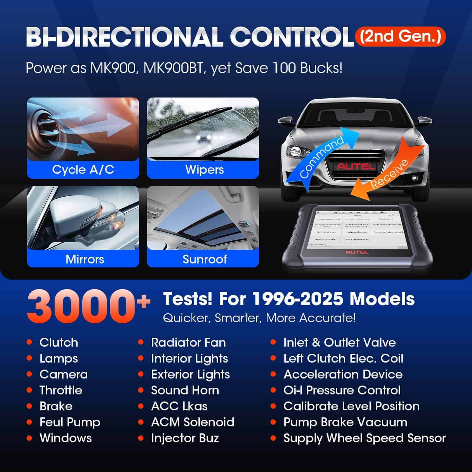 Autel Scanner MaxiCOM MK808S: 2025 Herramienta - Imagen 4