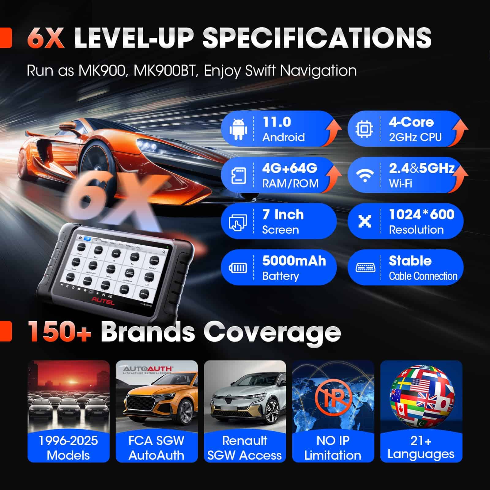 Autel Scanner MaxiCOM MK808S: 2025 Herramienta - Imagen 8