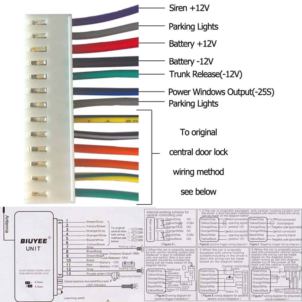 Kit de Bloqueo Central para Coche MASO Universal Auto - Imagen 10
