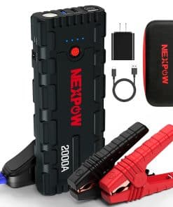 Arrancador de Batería para Coche NEXPOW, 2000A Pico 12V
