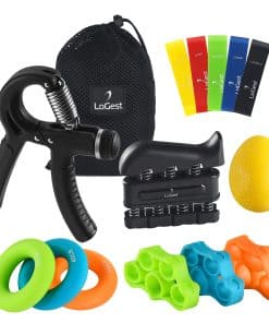 Juego de 14 Hand Grip Strengthener Set Forearm Ajustable