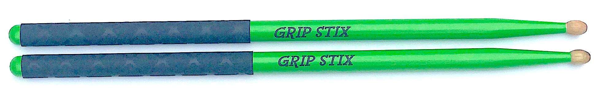 Baquetas de Hickory GRIP STIX de 16" de largo y 4.5 Oz de - Imagen 3