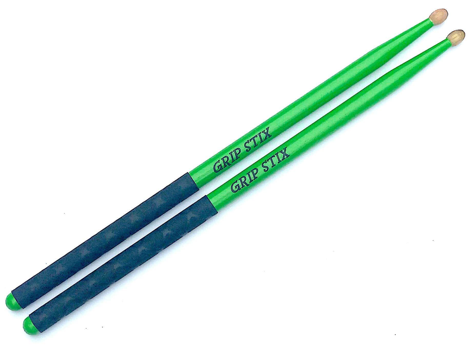 Baquetas de Hickory GRIP STIX de 16" de largo y 4.5 Oz de