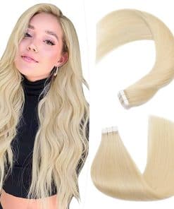 Extensiones de Cabello Tape In de Cabello Humano Remy