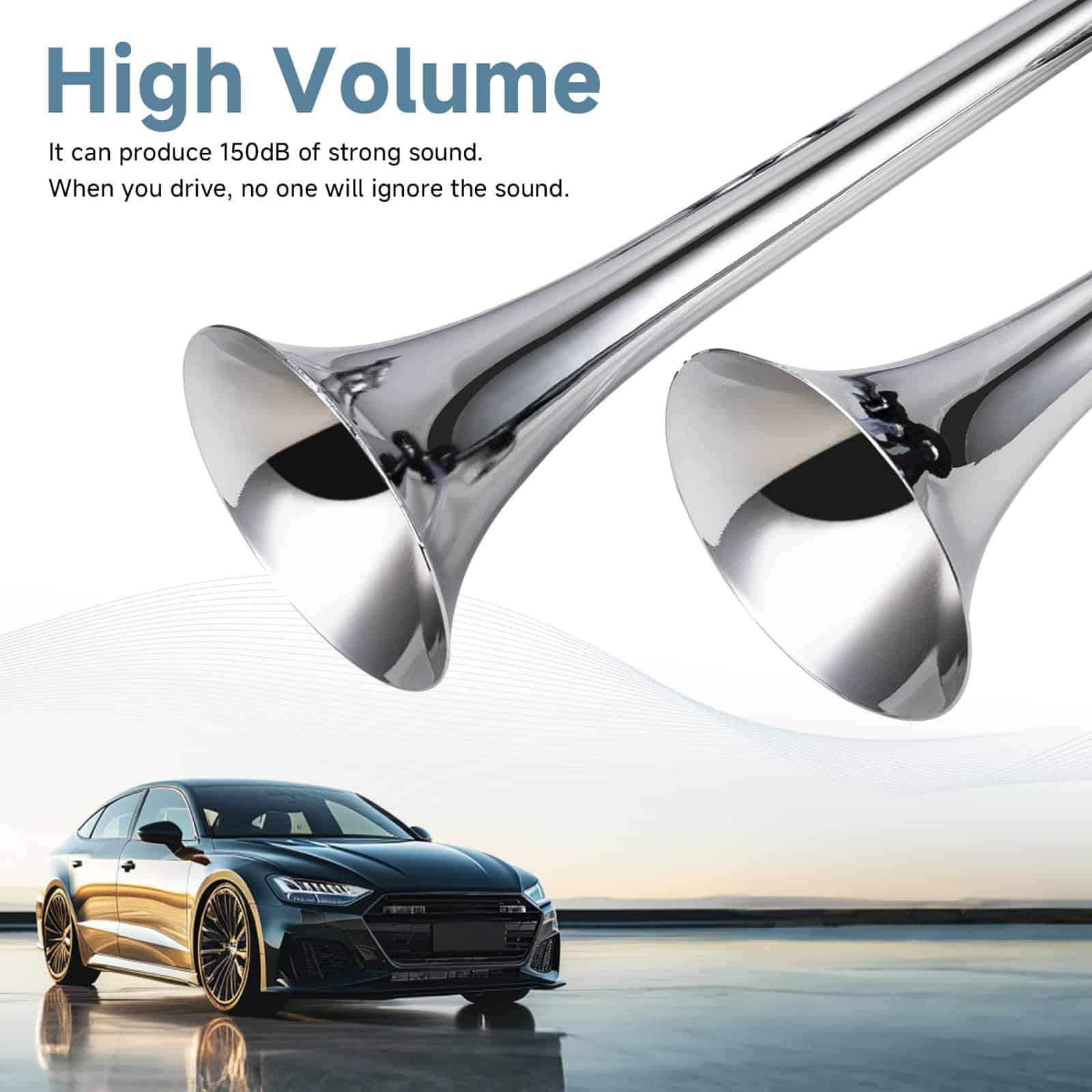 Claxon para Coche FARBIN 24V 150db Súper Fuerte Kit de - Imagen 9