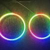 Sando Tech 2PCS 60MM Dream Color Chase Car Angel Eyes LED
