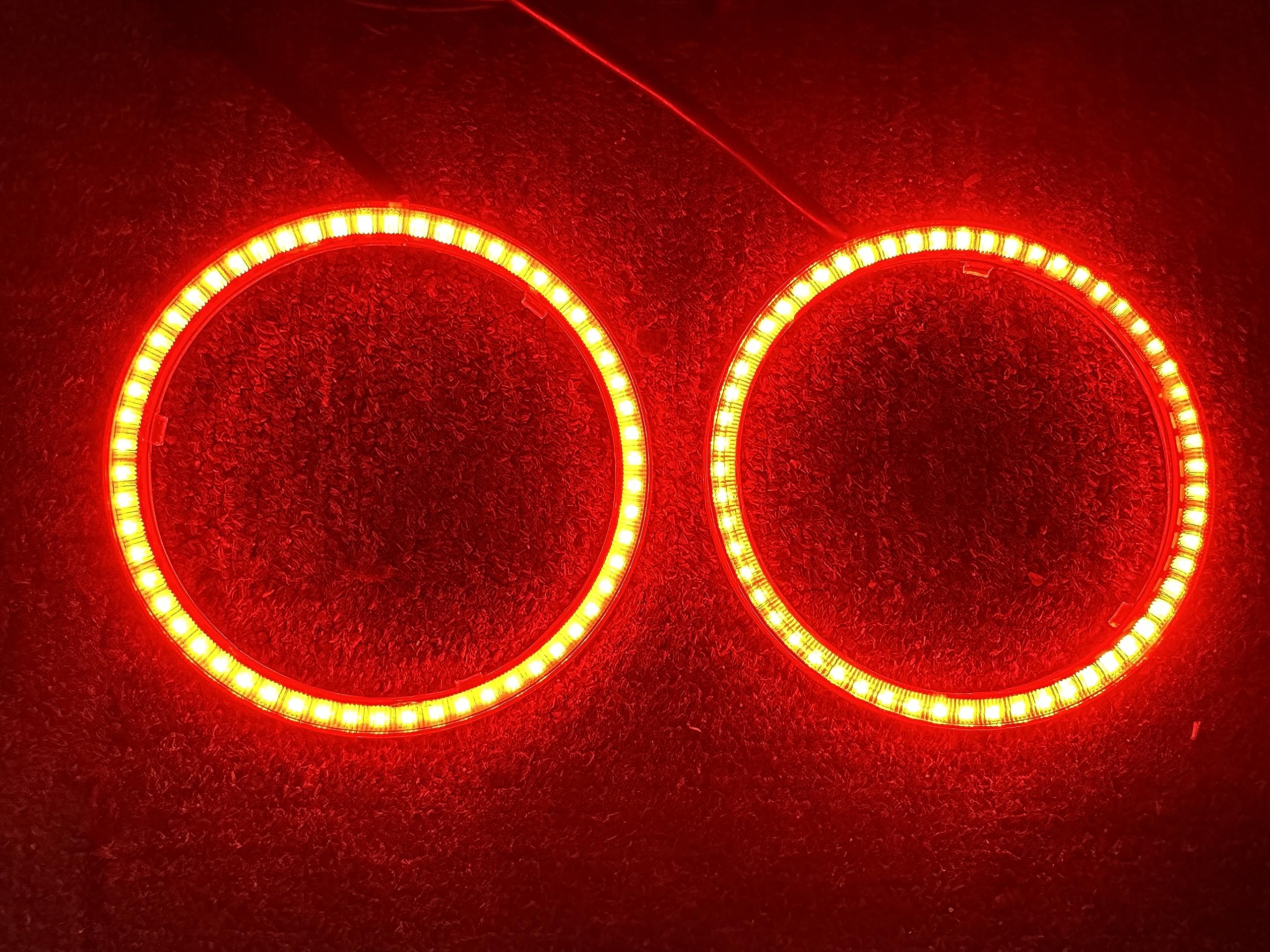 2PCS 100MM Anillos Halo de Color Chase Dream para Autos SDO - Imagen 6