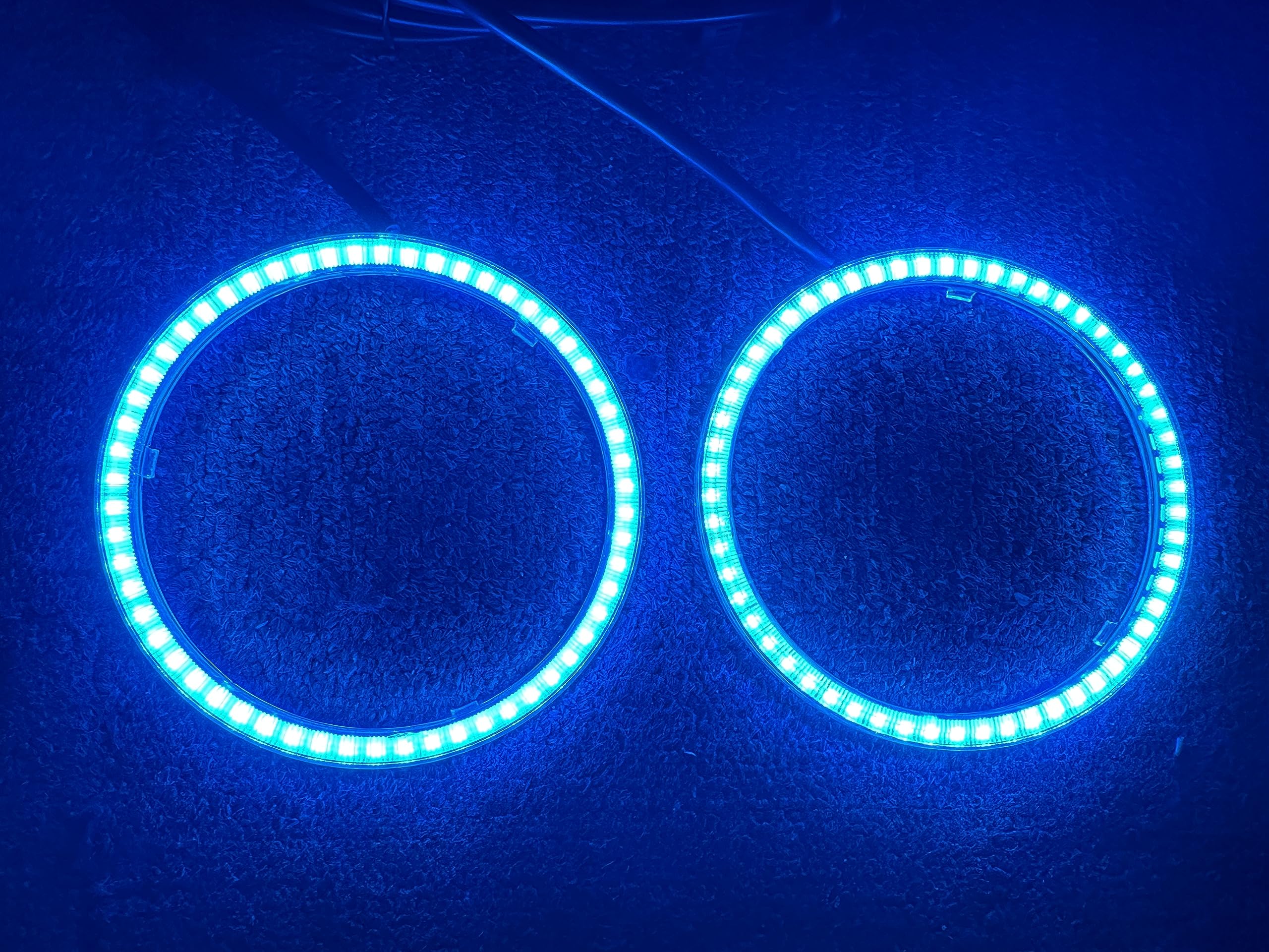 2PCS 100MM Anillos Halo de Color Chase Dream para Autos SDO - Imagen 7