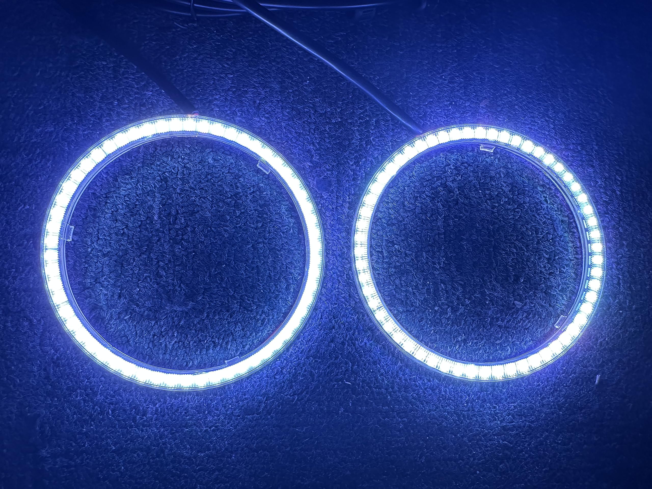 2PCS 100MM Anillos Halo de Color Chase Dream para Autos SDO - Imagen 10