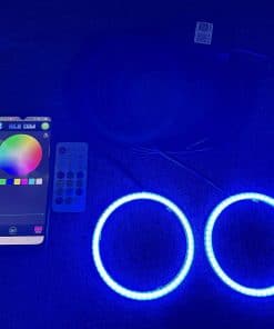 SDO TECH 2PCS 90MM Aros Angel Eyes Halo de Colores de