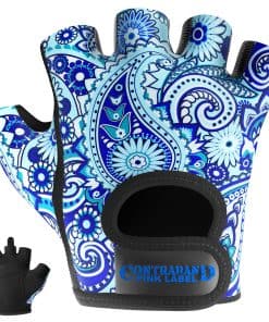 Guantes de Levantamiento y Remo Contraband -Azul