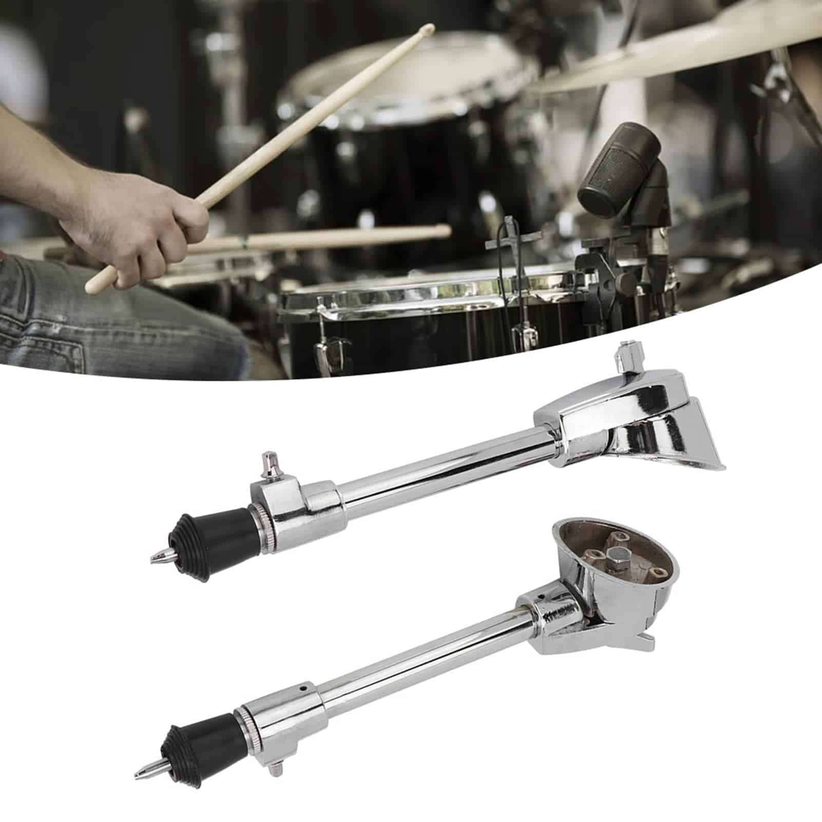 2PCS Anti-skid Drum Feet, Bass Drum Leg Instrument Accessory - Imagen 4