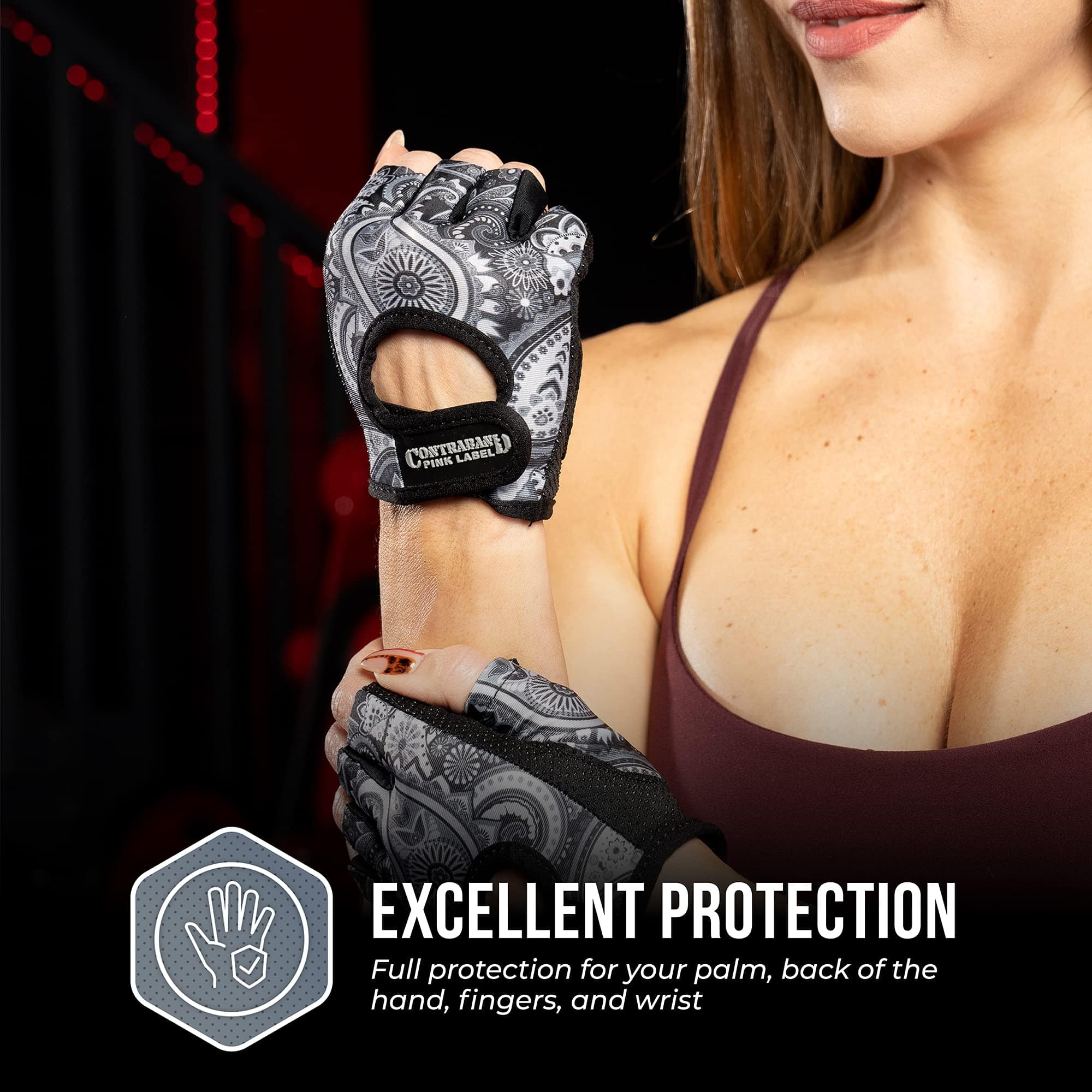 Guantes de Levantamiento y Remo para Mujer Serie de Diseño - Imagen 6