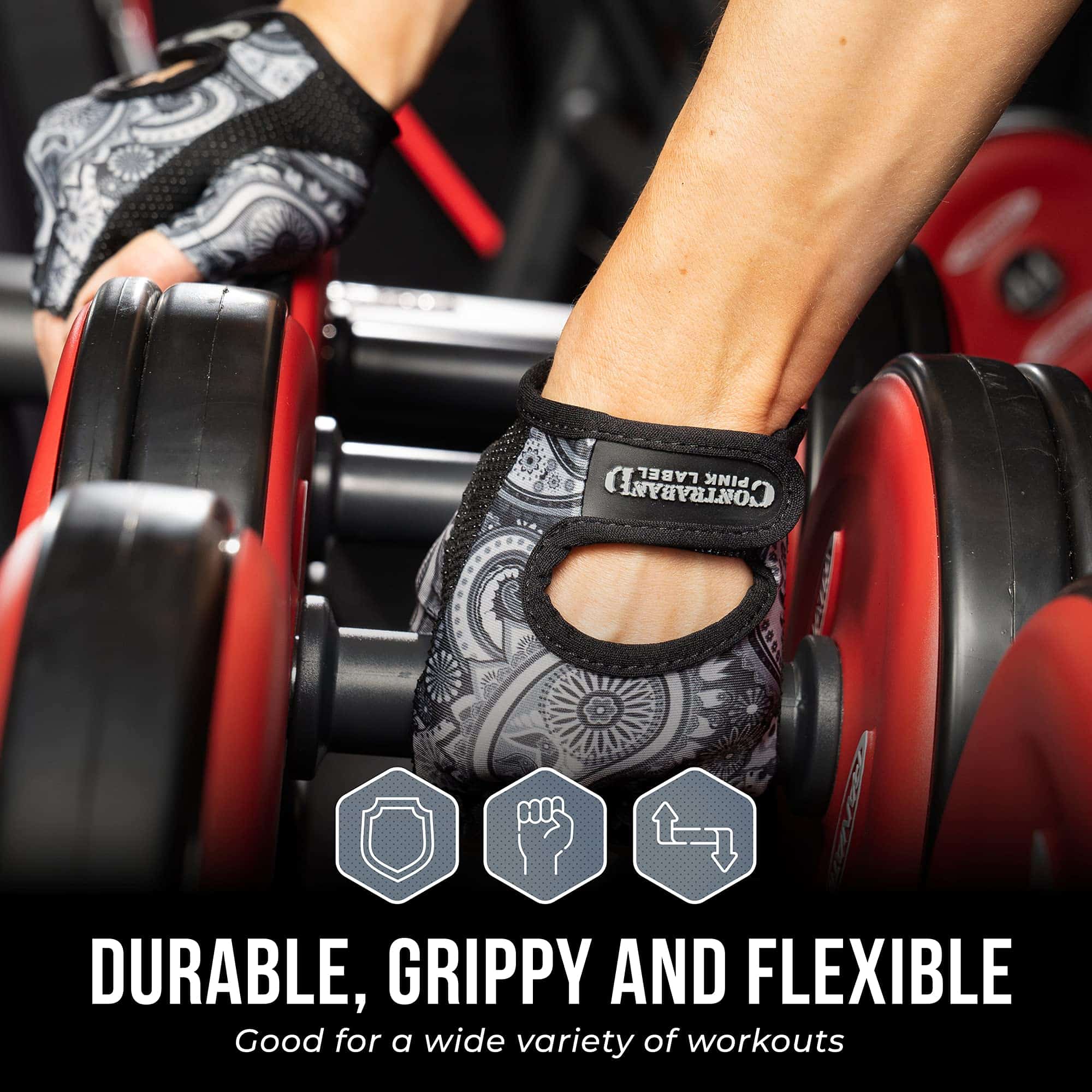 Guantes de Levantamiento y Remo para Mujer Serie de Diseño - Imagen 7