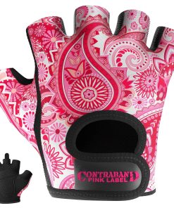 Guantes de Levantamiento y Remo para Mujer -Rosa