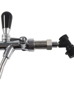 Grifo de cerveza ajustable Pera Grifo de cerveza Cromado