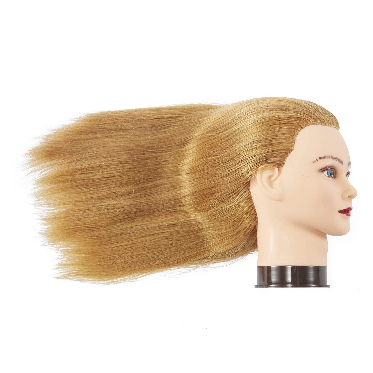 Cabeza de maniquí de entrenamiento 100% cabello humano para - Imagen 4