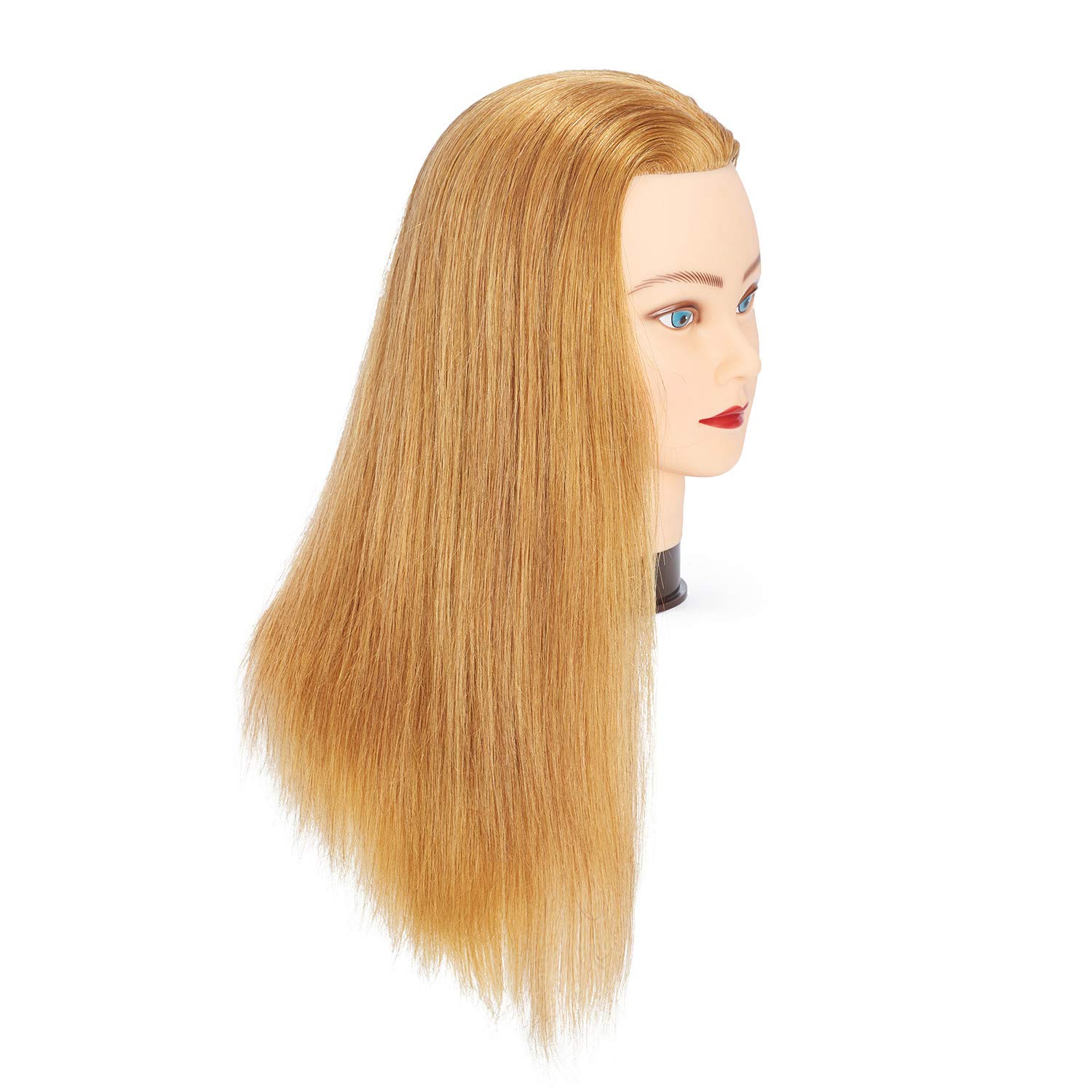 Cabeza de maniquí de entrenamiento 100% cabello humano para - Imagen 3