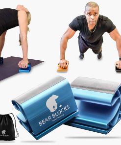 Barras de Flexiones Portátiles - Mangos -Azul