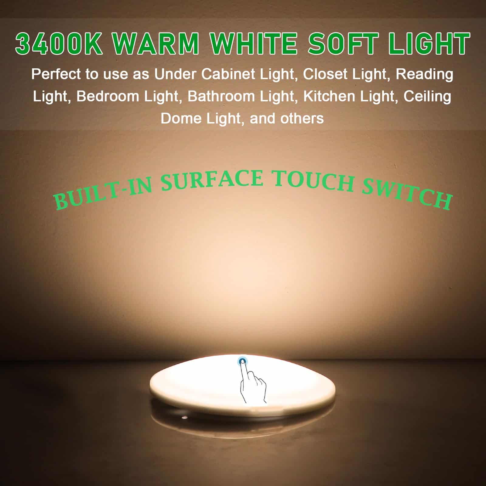 Luces interiores KICORED para rv, luces de techo LED de 4.5 - Imagen 6