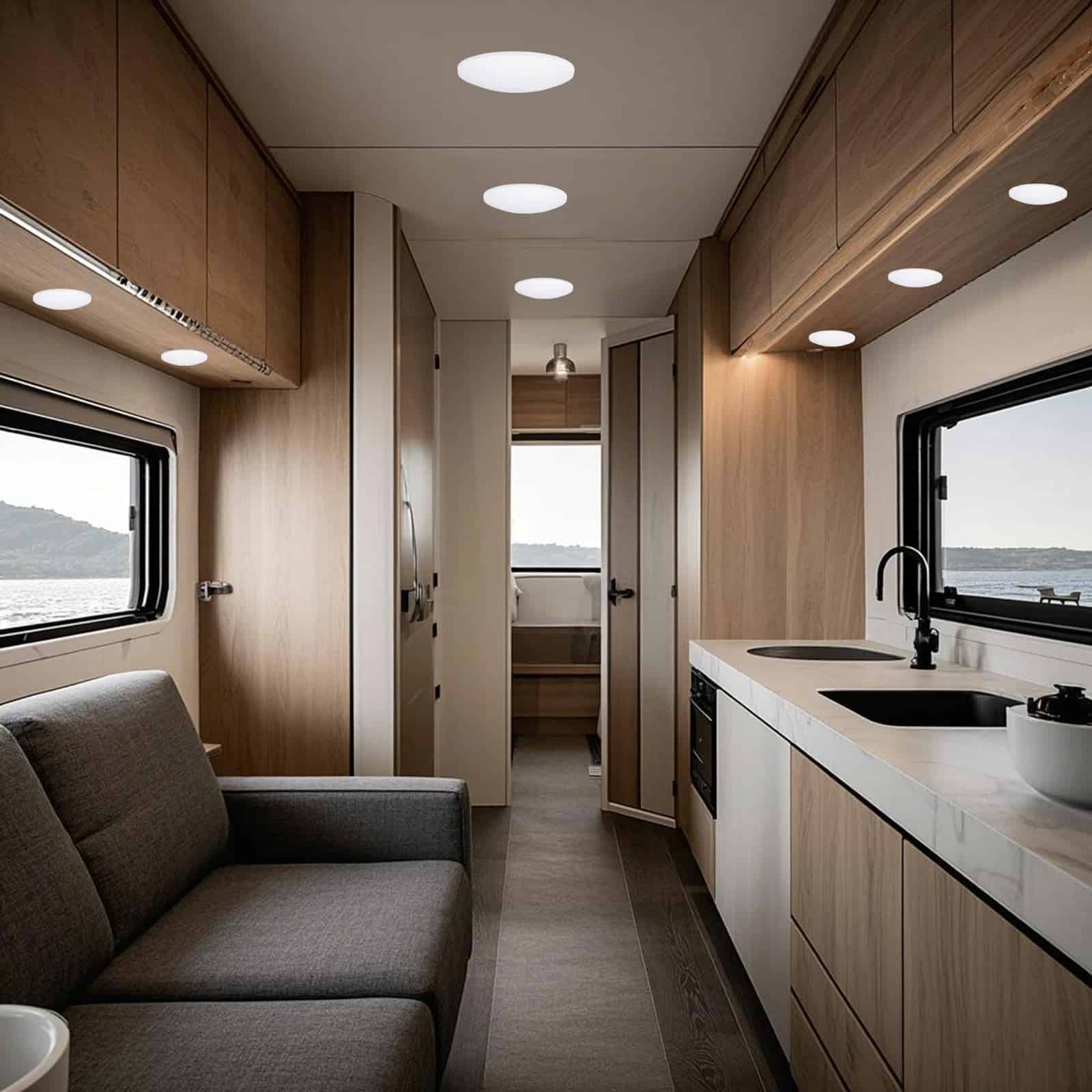 Luces interiores KICORED para rv, luces de techo LED de 4.5 - Imagen 7