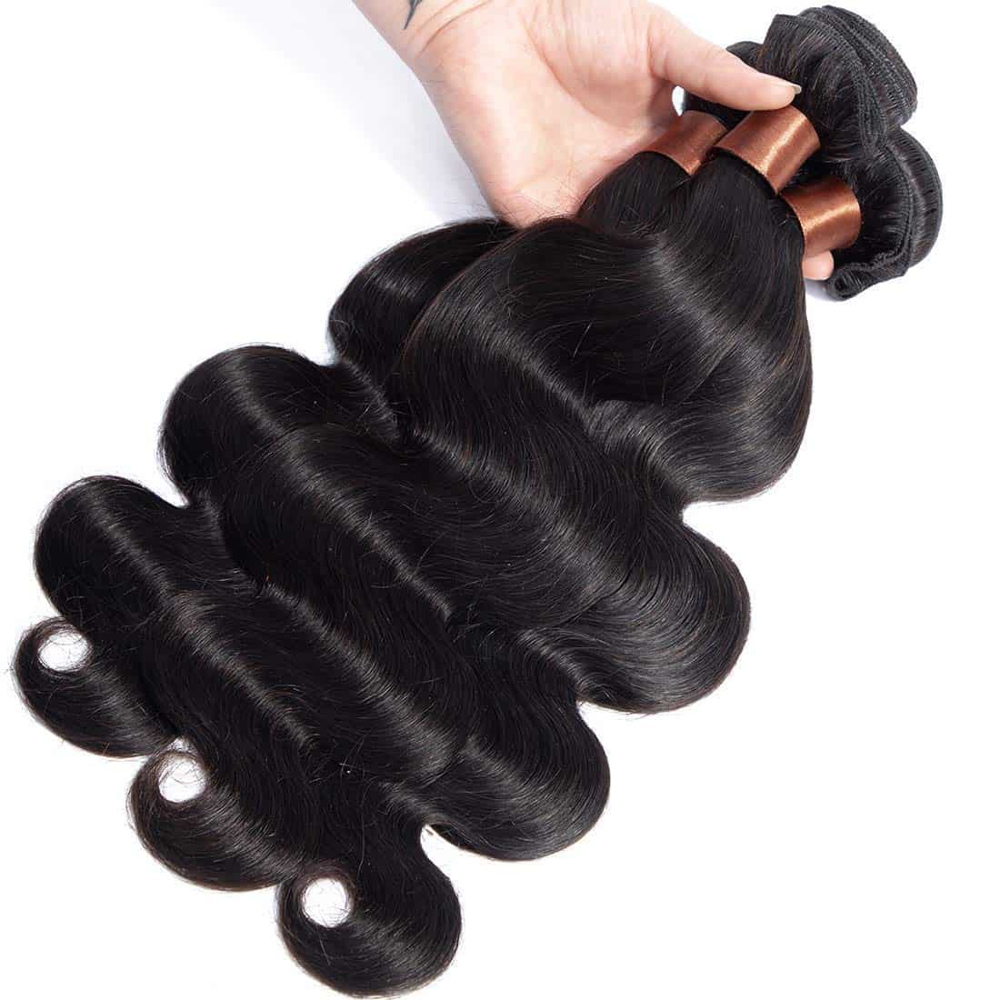 Cabello VIRGIN BODY WAVE de BLACKMOON HAIR Paquete de - Imagen 3