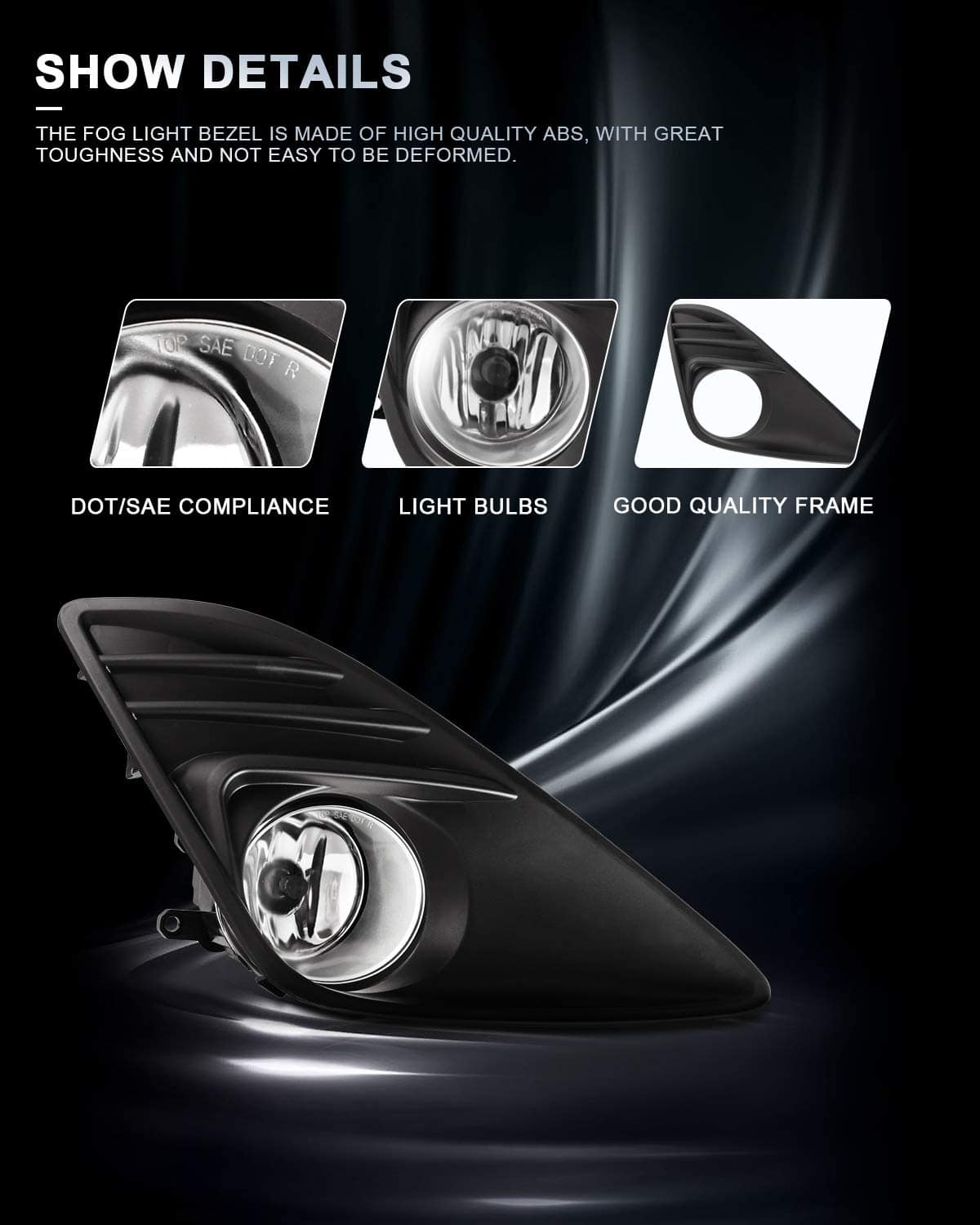 Luces antiniebla para Toyota Camry 2012-2014 (No apto para - Imagen 5