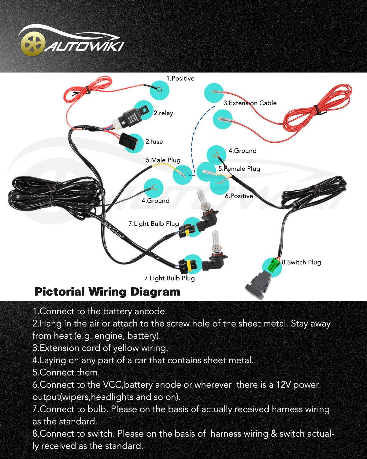 Luces antiniebla para Toyota Camry 2012-2014 (No apto para - Imagen 8