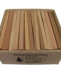 Leña para encender Cedar BBQ Co. - Secada en horno - Cedro