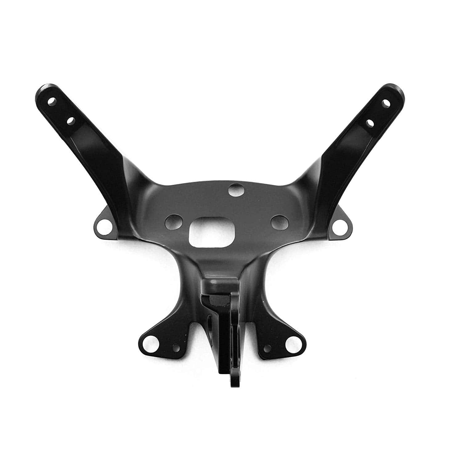 Soporte de carenado frontal superior de aluminio negro para