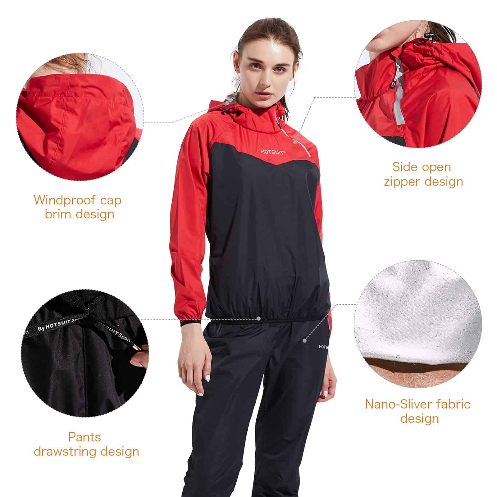 Sauna Suit HOTSUIT para Mujer Pérdida de Peso Gimnasio - Imagen 9