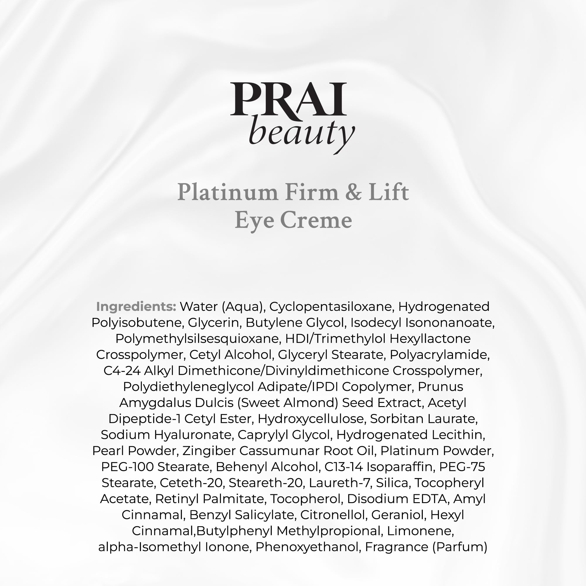 Crema para ojos PRAI Beauty Platinum Firm and Lift - Crema - Imagen 7