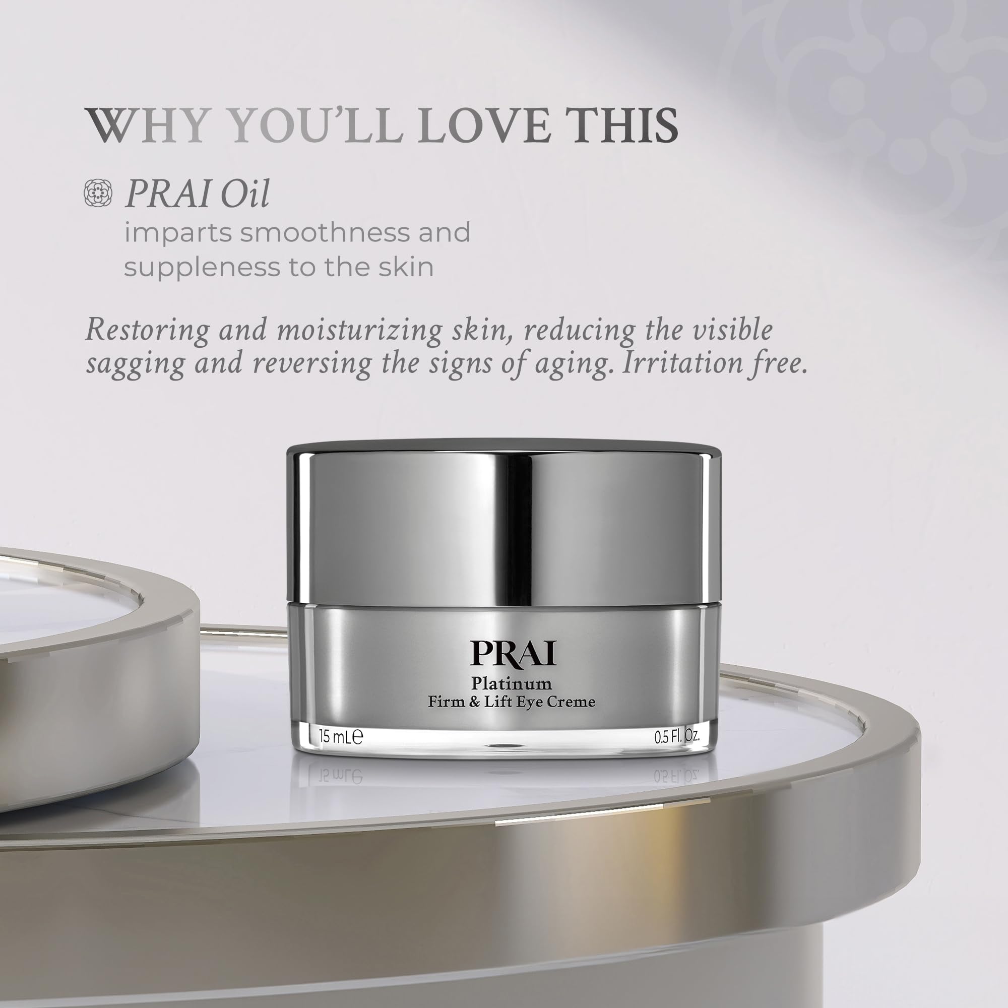 Crema para ojos PRAI Beauty Platinum Firm and Lift - Crema - Imagen 4